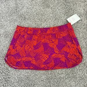 Garnet Hill Swimwear Swim Skort Skirt Resort Pool Beach Women's 12 NWT